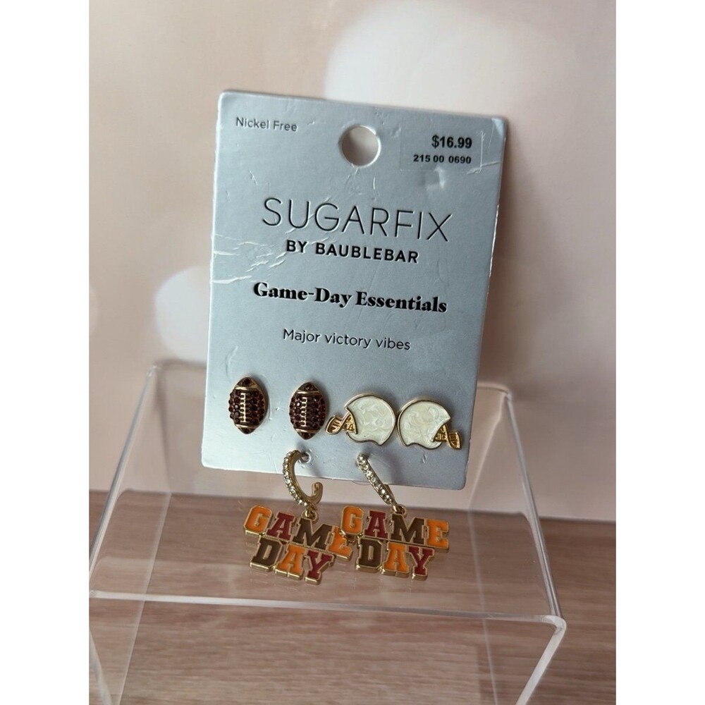 Football Earrings | sugarfix